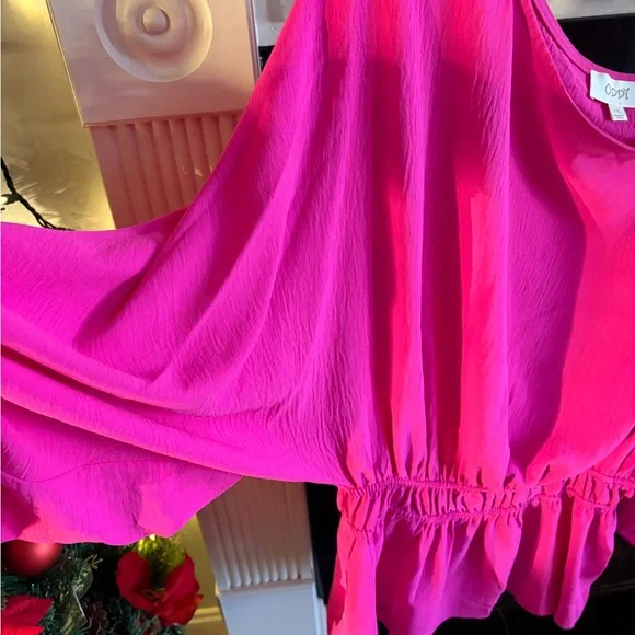 Boutique Pink Top Balloon sleeves and cinched waist. Pretty in Pink. Barbie - Picture 3 of 7